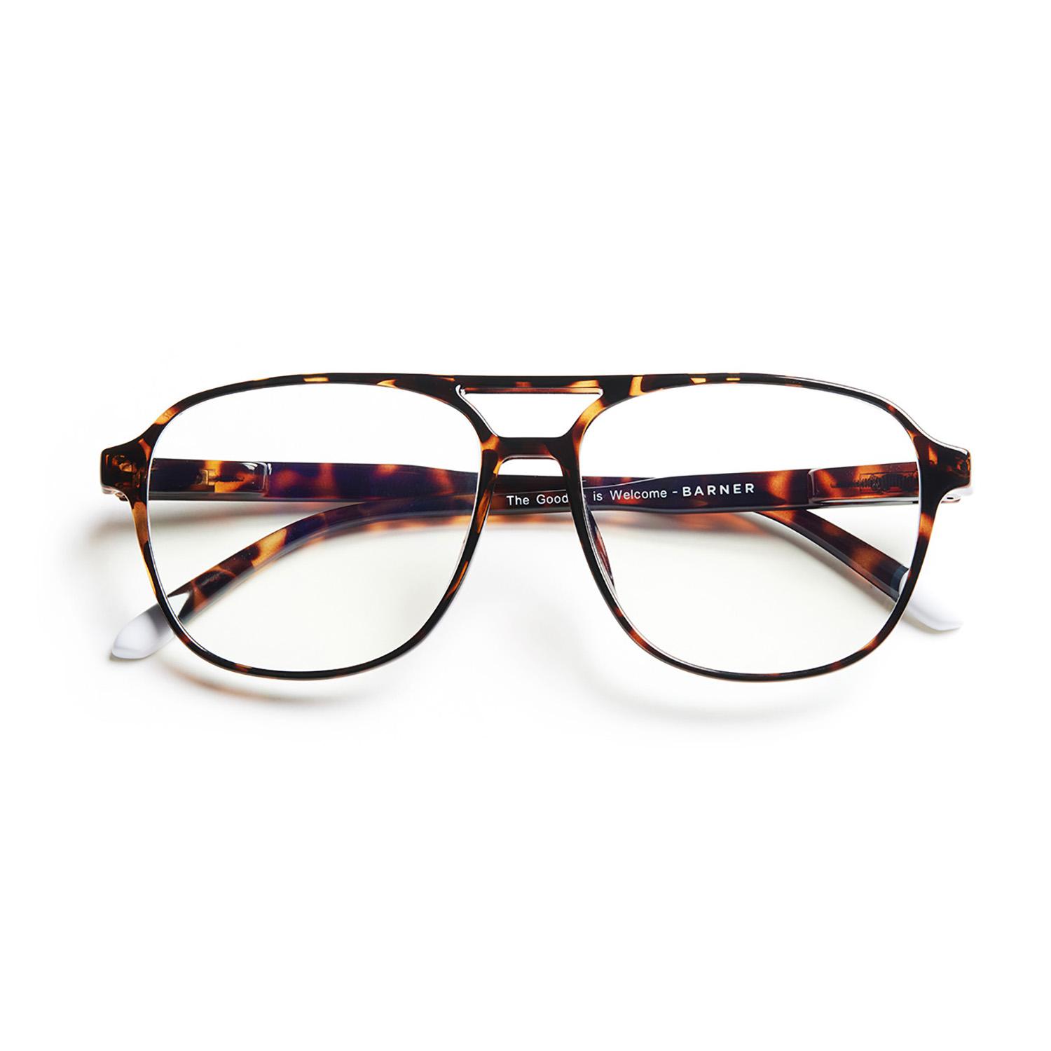  Barner Designerbrille mit Blaulichtfilter Lesebrille Brad Tortoise Glossy +1,5