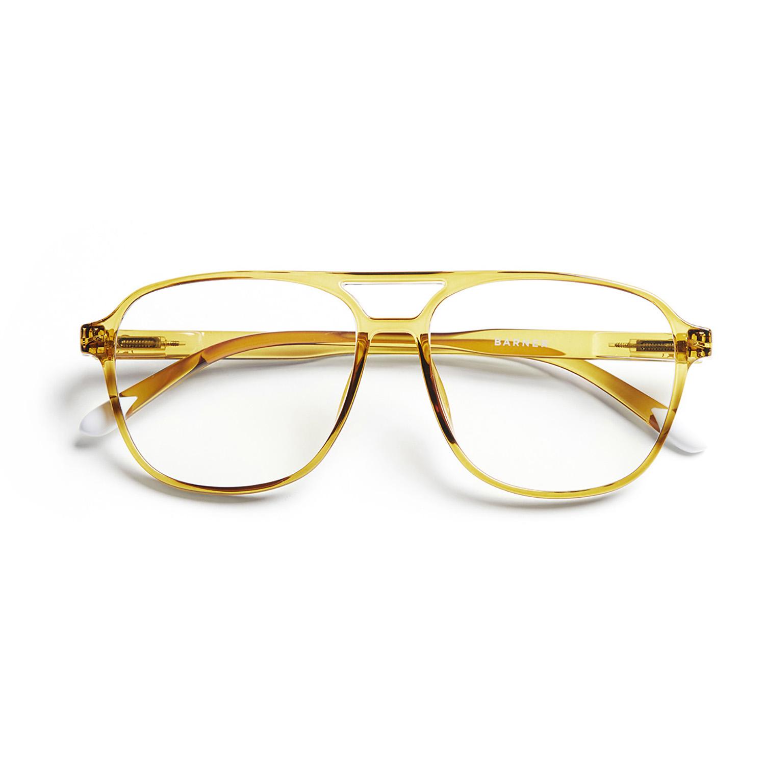  Barner Designerbrille mit Blaulichtfilter Lesebrille Brad Ecru Olive Glossy +1,5