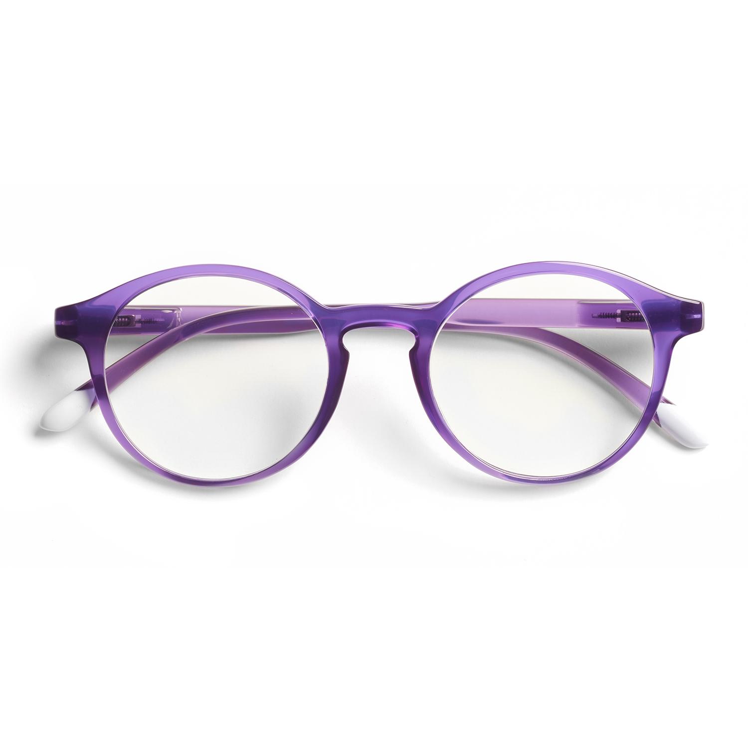 Barner Designerbrille mit Blaulichtfilter Lesebrille Le Marais Midnight Plum Glossy +2,50