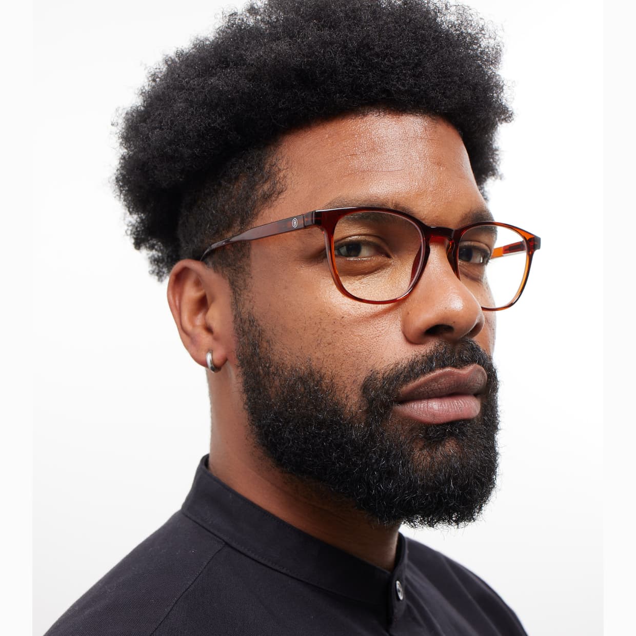 Produktbild Barner Designerbrille mit Blaulichtfilter Lesebrille Dalston Intense Rust Glossy +2,50 3 von 5