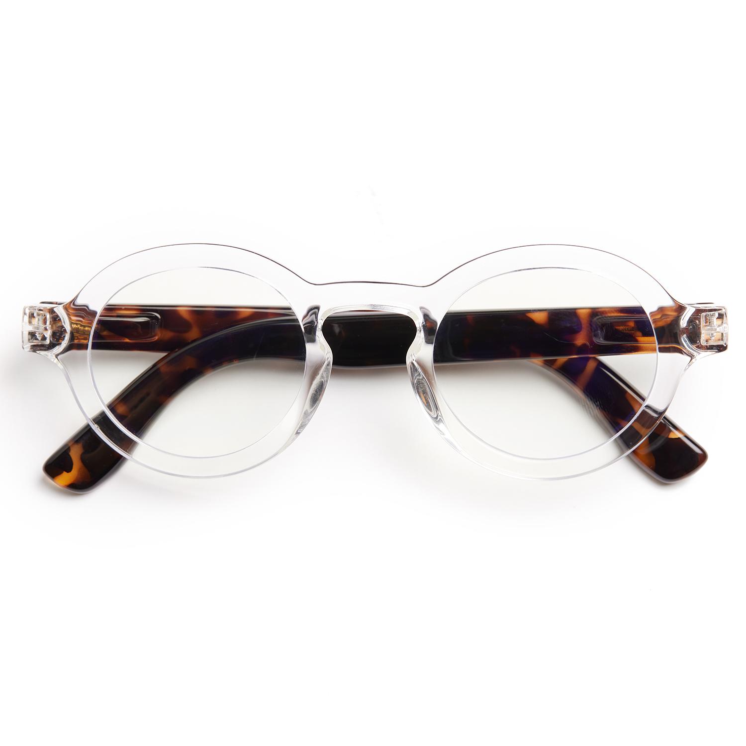 Barner Designerbrille mit Blaulichtfilter Lesebrille Cyrstal Combi Glossy +2,5