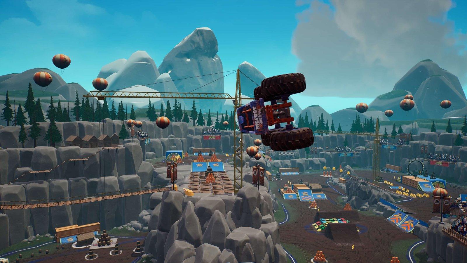 Produktbild Hot Wheels Monster Trucks - Stunt Mayhem 6 von 6