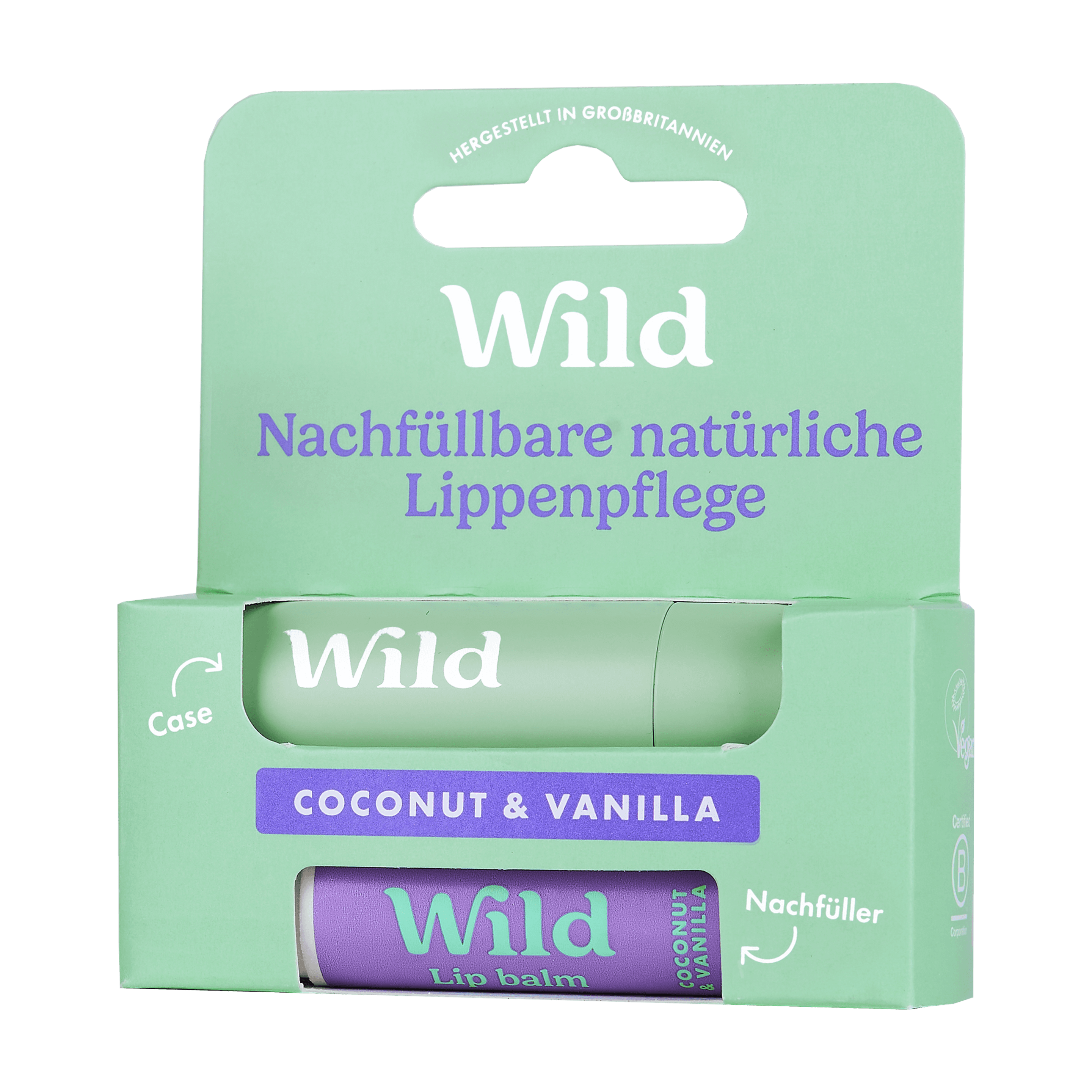 Wild Lip Balm Sage Coconut Vanilla Starterset