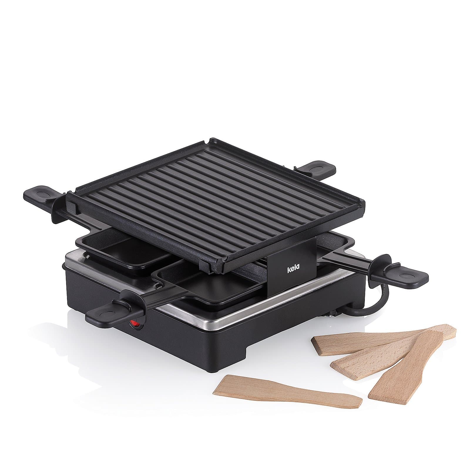 kela Raclette Grill Geneva Aluguss 4 Personen