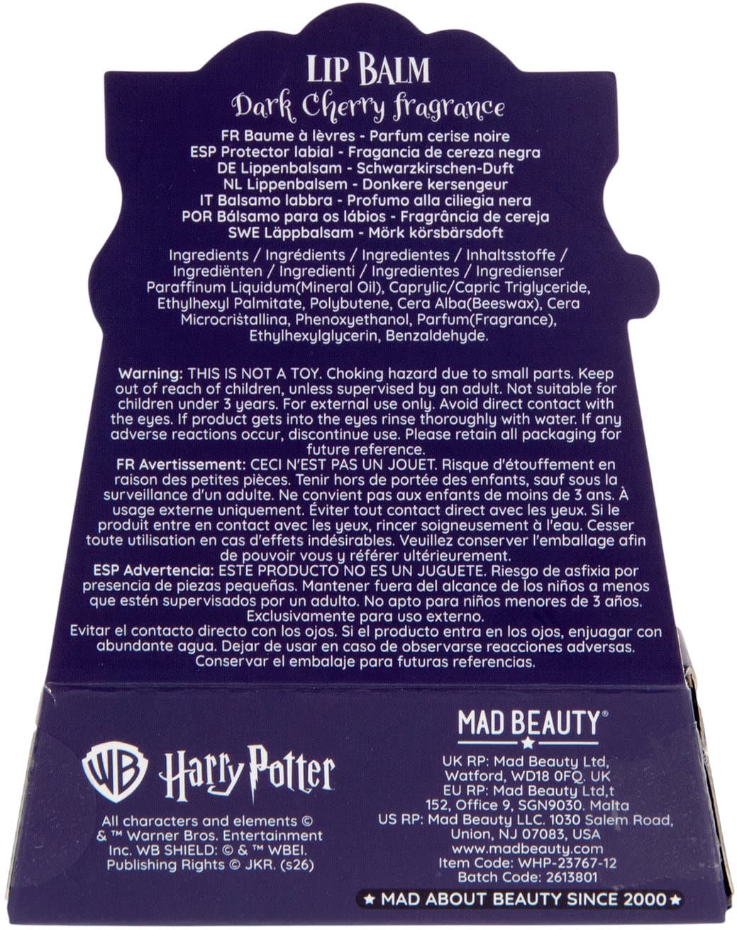 Accentra Lippenbalsam Harry Potter