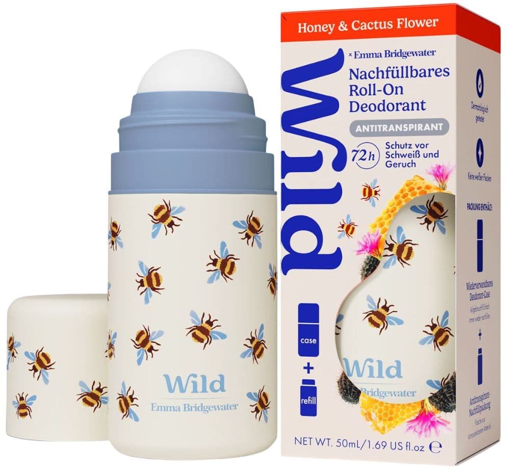 Wild Deodorant Emma Bridgewater Honey & Cactus Flower Startpaket Nachfüllbar