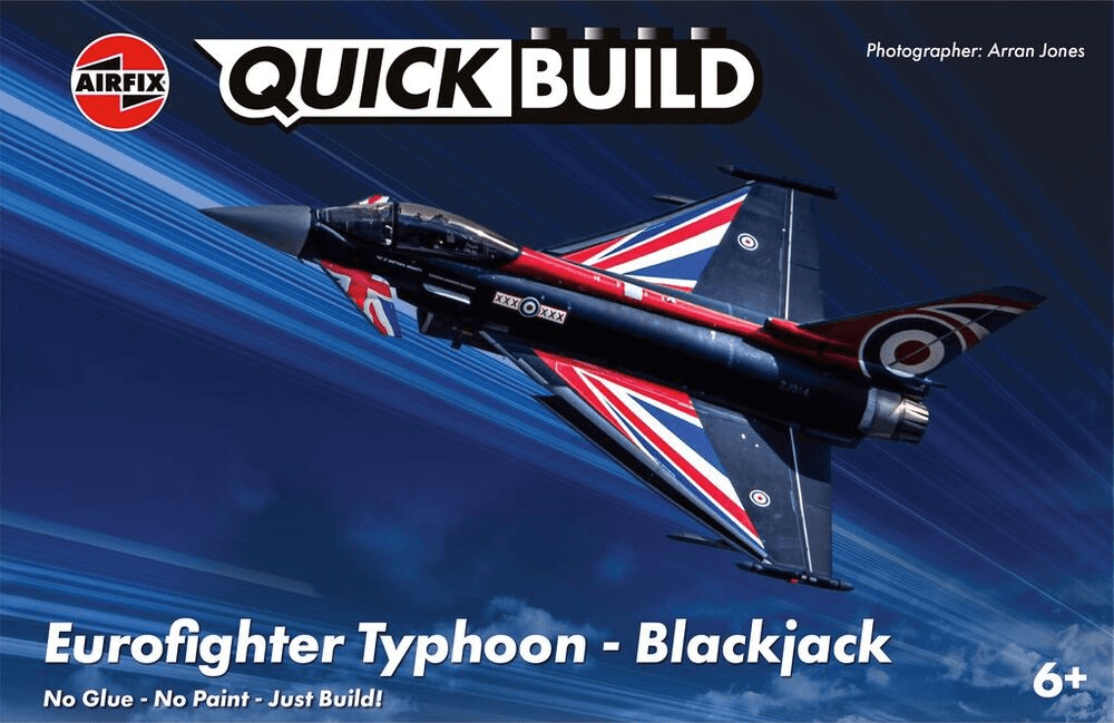 Airfix QUICKBUILD Eurofighter Typhoon Blackjack Steckbausatz