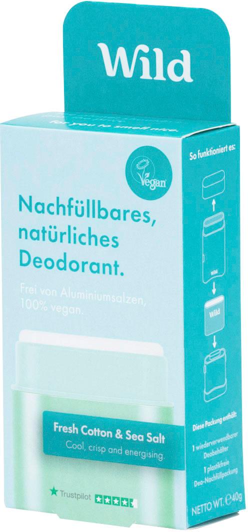 Produktbild Wild Deodorant Fresh Cotton&Sea Salt Startpaket 2 von 7