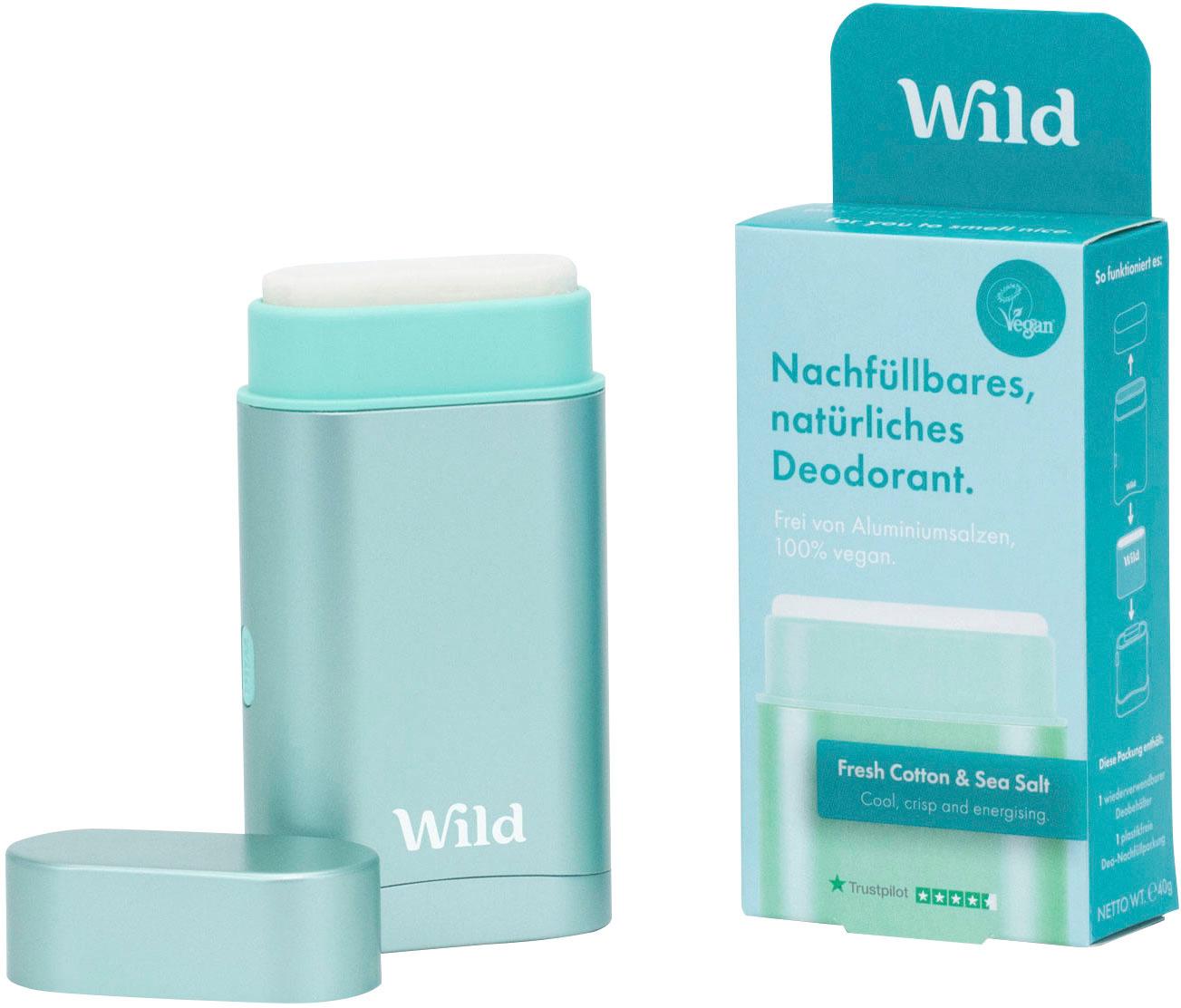 Produktbild Wild Deodorant Fresh Cotton&Sea Salt Startpaket 3 von 7
