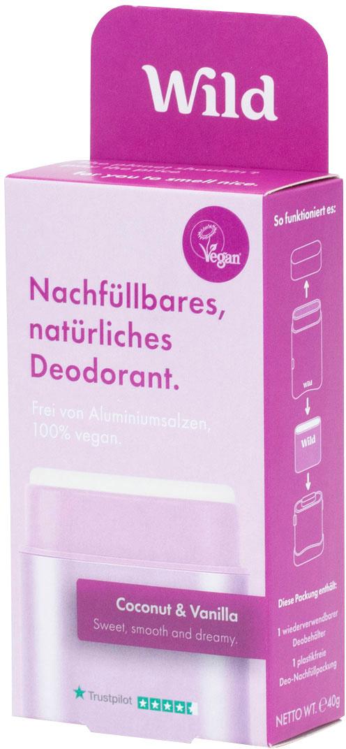 Produktbild Wild Deodorant Coconut&Vanilla Startpaket 3 von 7