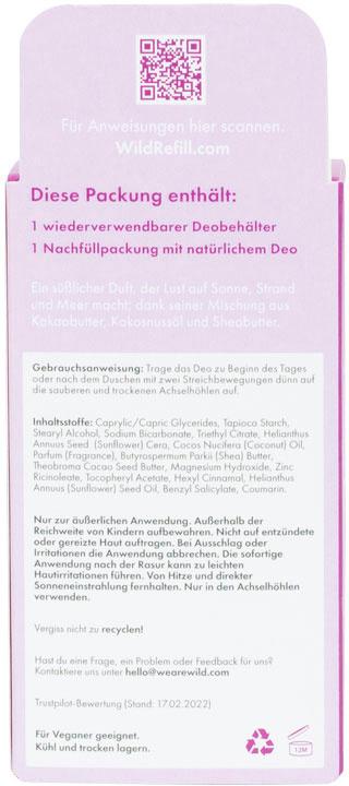 Produktbild Wild Deodorant Coconut&Vanilla Startpaket 4 von 7