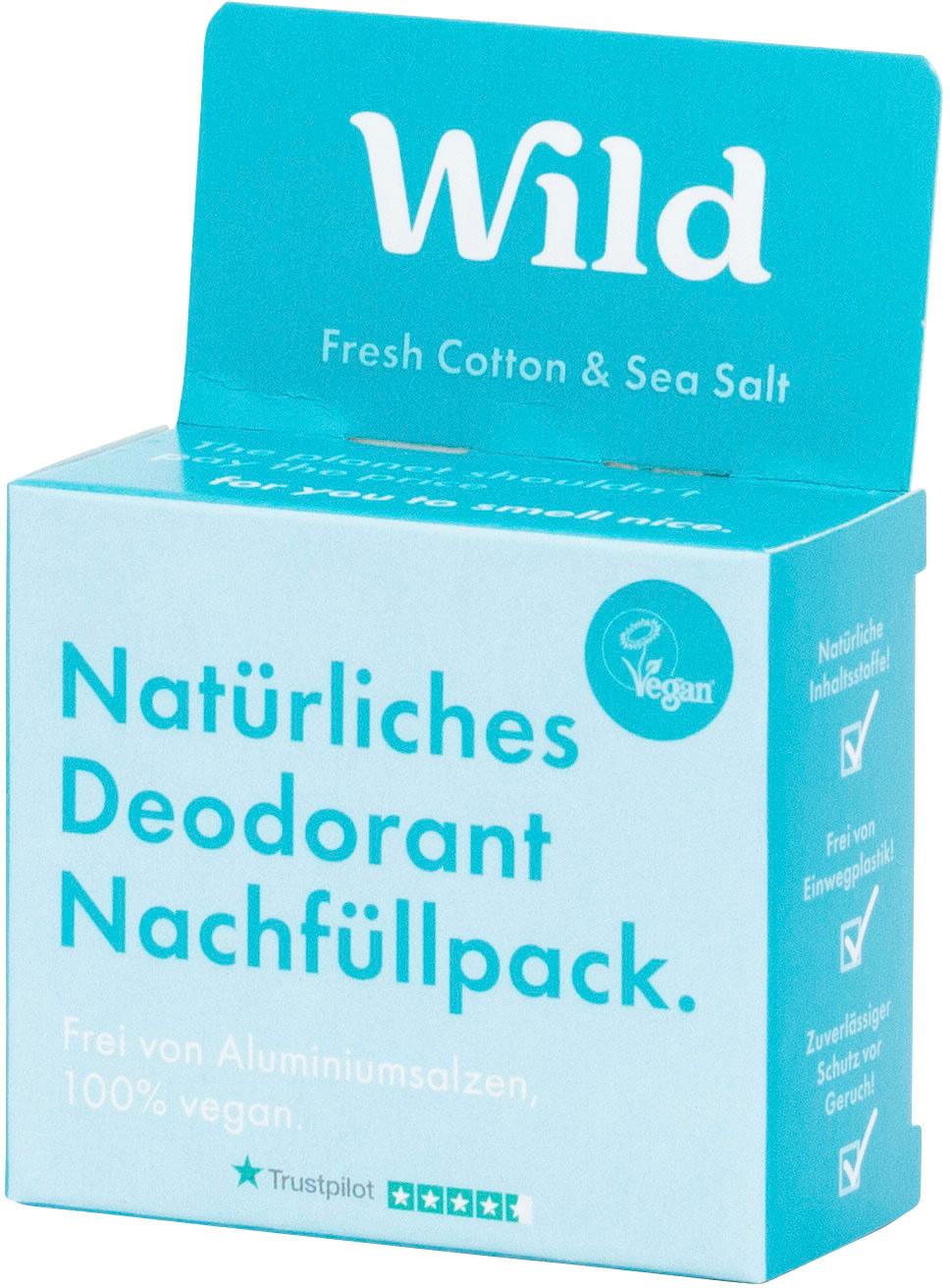 Produktbild Wild Deodorant Fresh Cotton&Sea Salt Nachfüllung 3 von 5