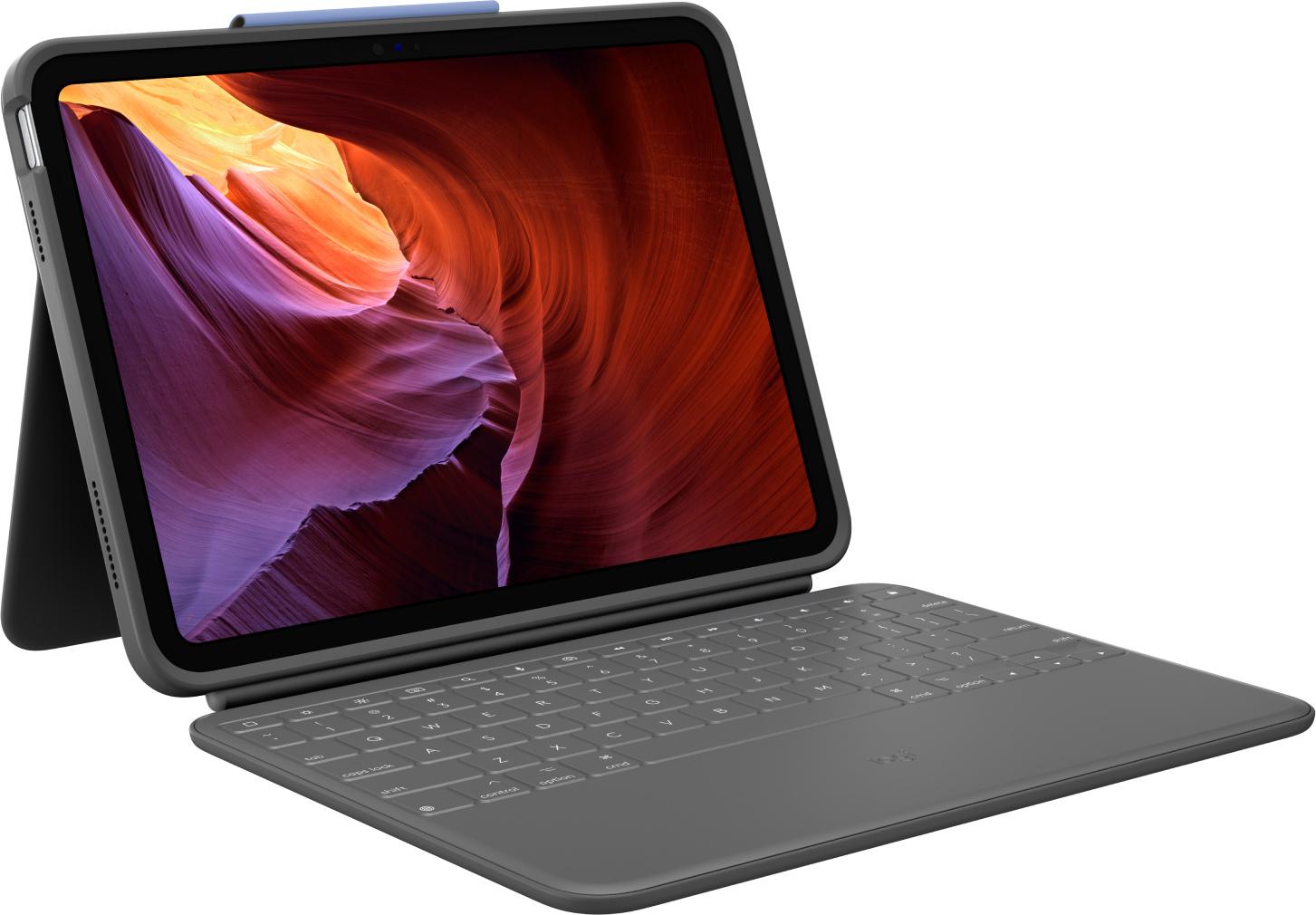 Logitech Rugged Folio iPad 10Gen Graphit QWERTZ
