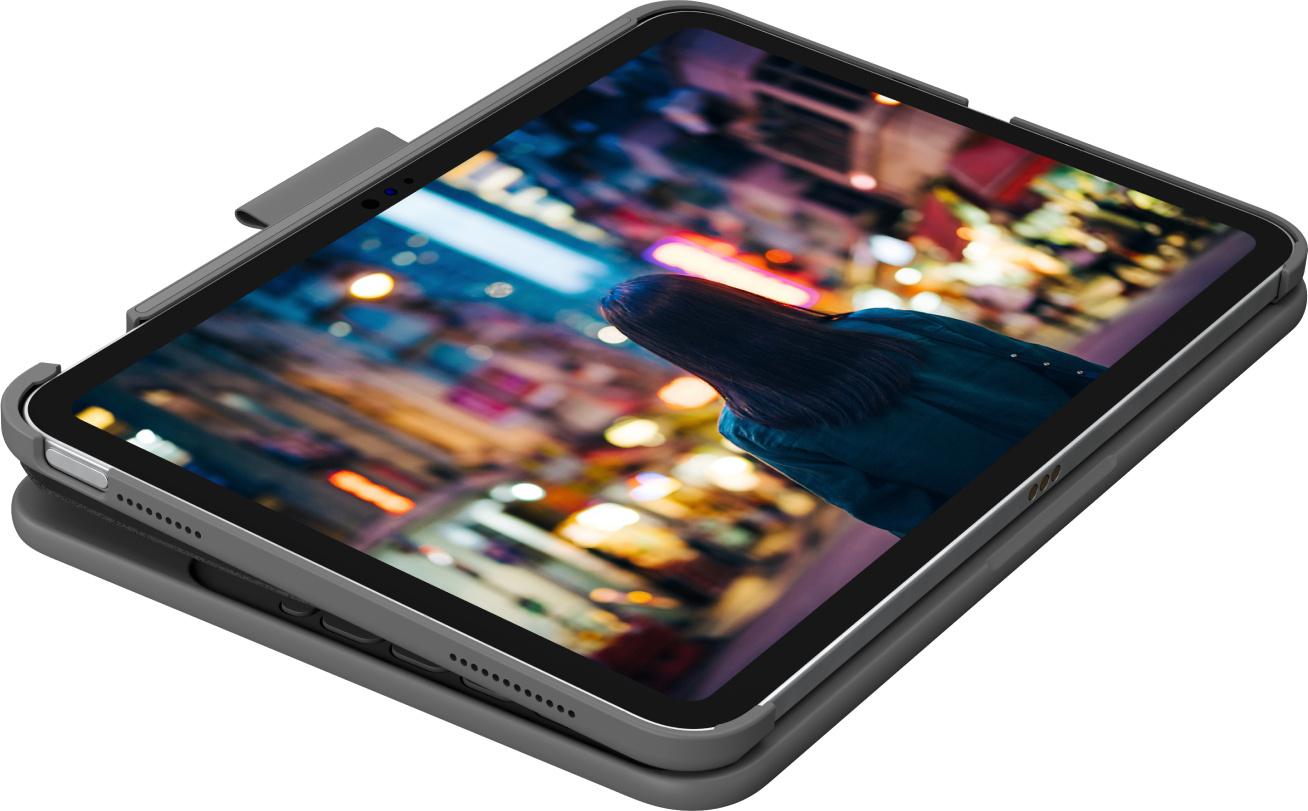 Produktbild Logitech Slim Folio iPad 10Gen grau QWERTZ 4 von 4