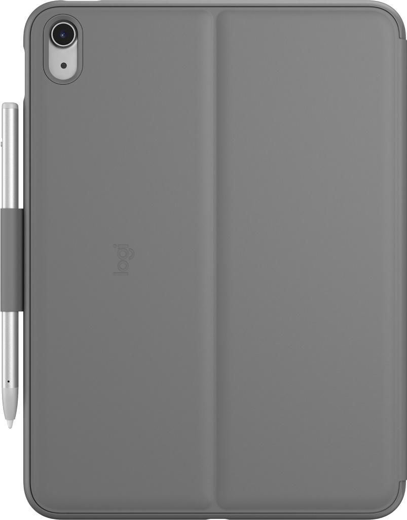 Produktbild Logitech Slim Folio iPad 10Gen grau QWERTZ 2 von 4