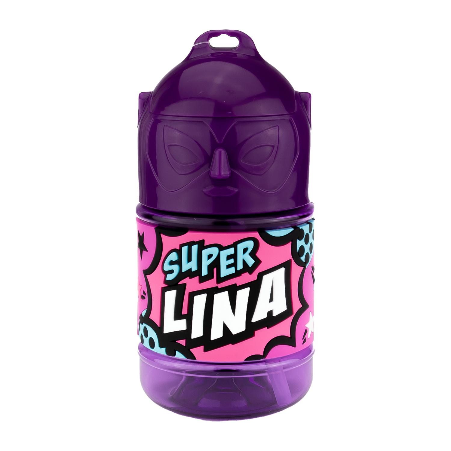 H&H Superhelden  Trinkflasche Lina