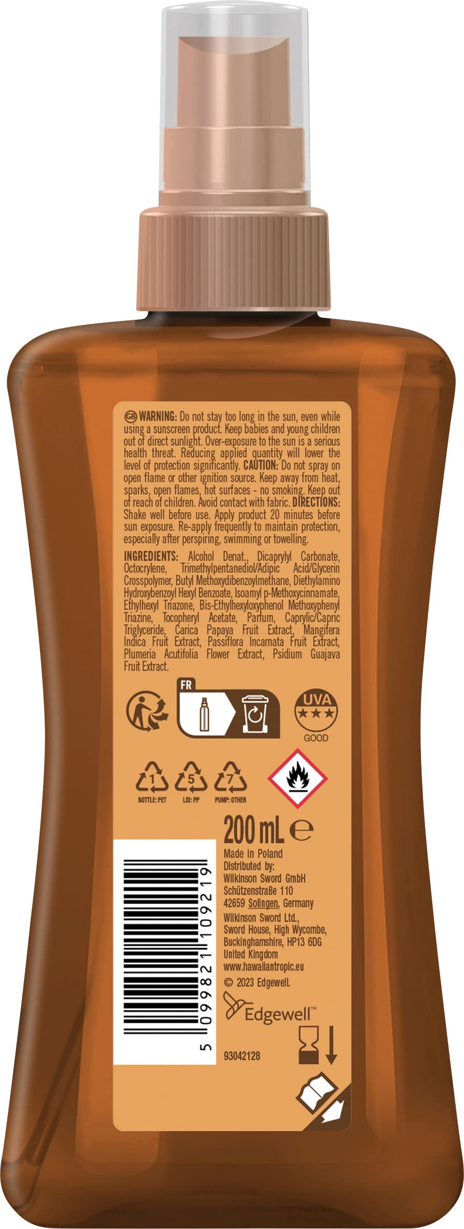 Produktbild Hawaiian Tropic Öl-Spray Glowing Protection SPF30 2 von 5