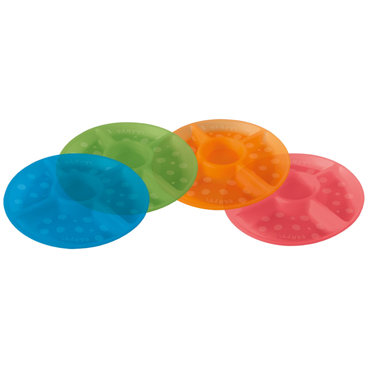 DECORATA PARTY Party Platten Ø29,5cm 4er Pack