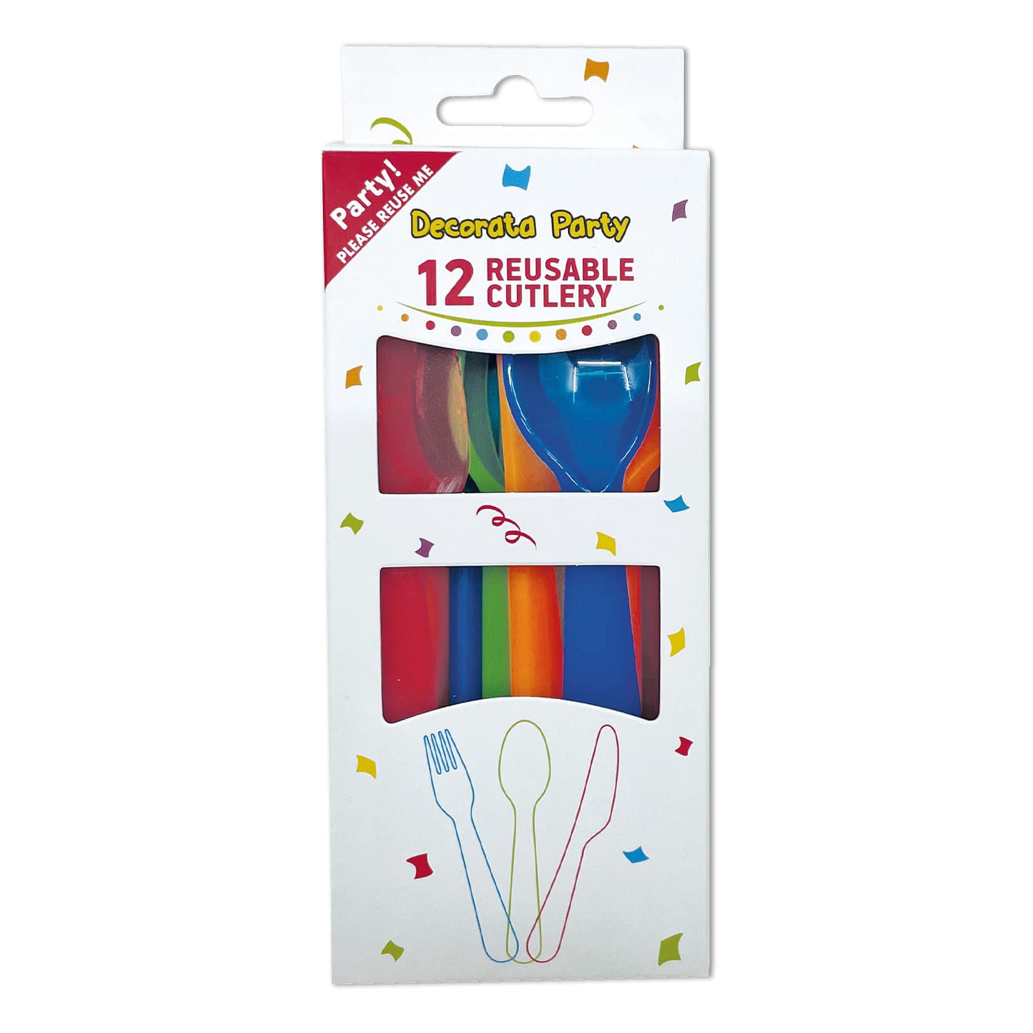 DECORATA PARTY Besteckset 12tlg
