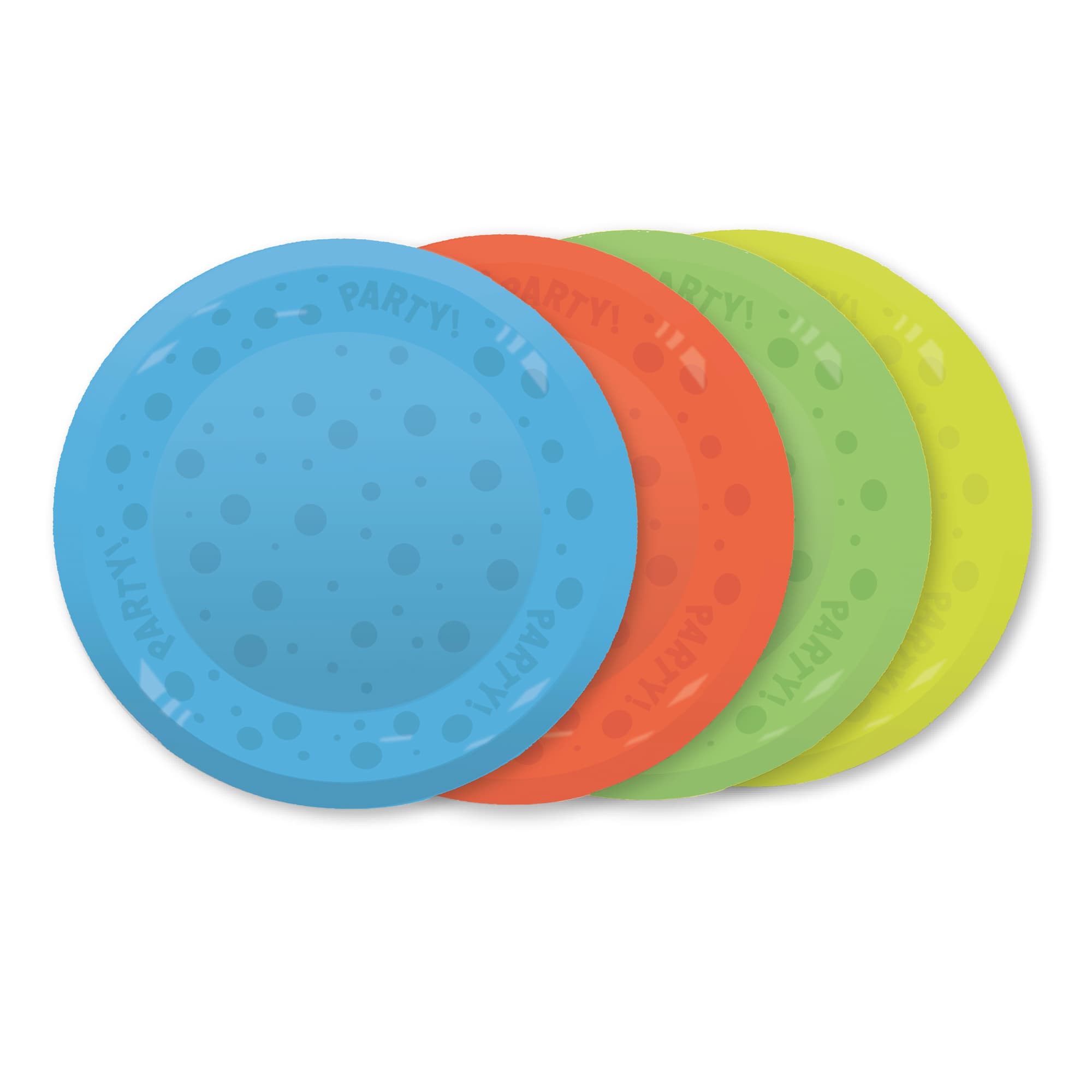 DECORATA PARTY Party Teller Ø21cm 4er Pack
