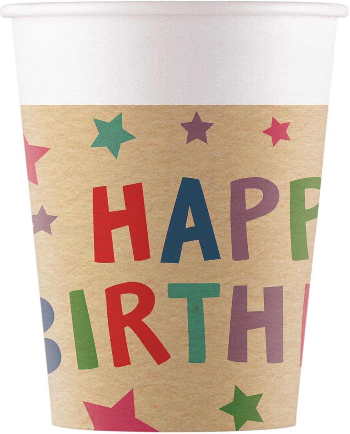 DECORATA PARTY Pappbecher Happy Birthday 200ml