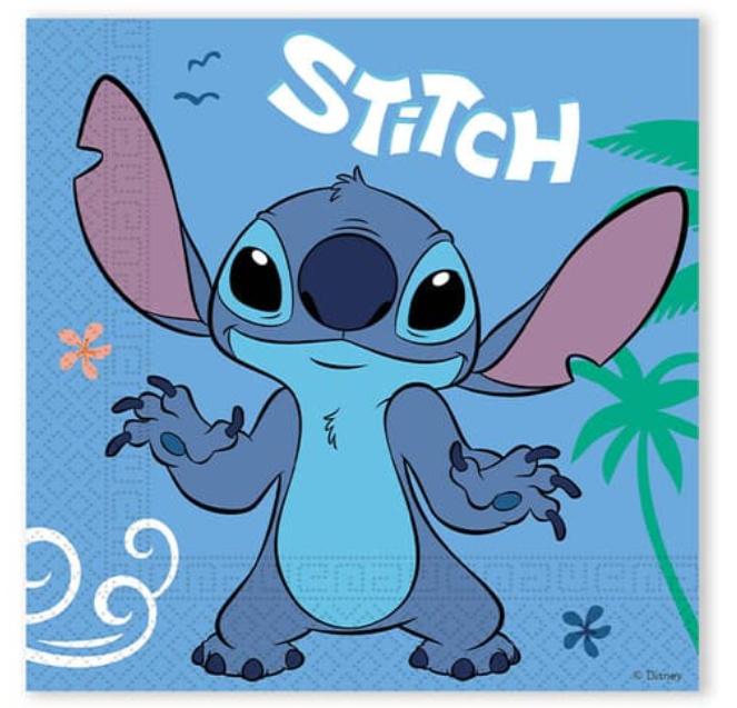 Procos - Stitch Zweilagige Papierservietten 33x33cm