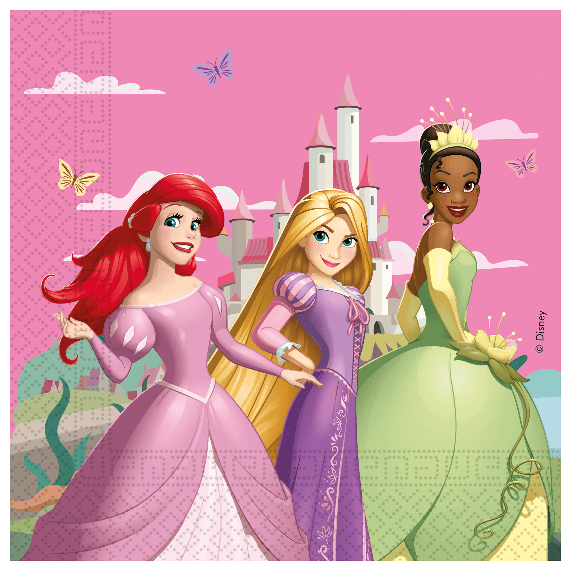Procos - Disney Prinzessin - 20 Servietten - ca. 33 x 33 cm