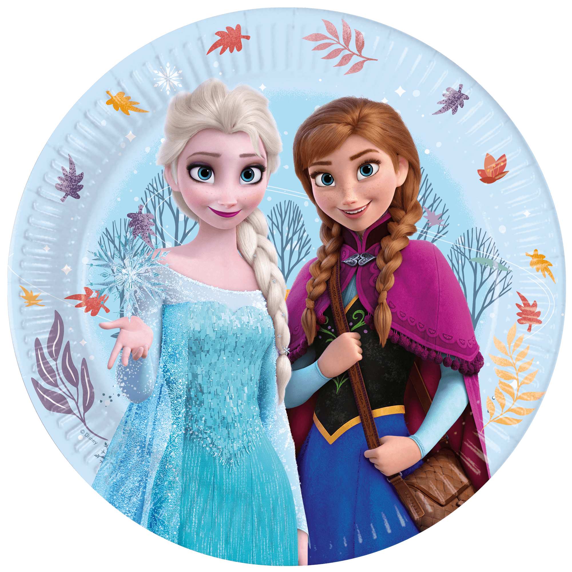 Procos - Die Eiskönigin 2 - 8 Pappteller - Ø ca. 23 cm