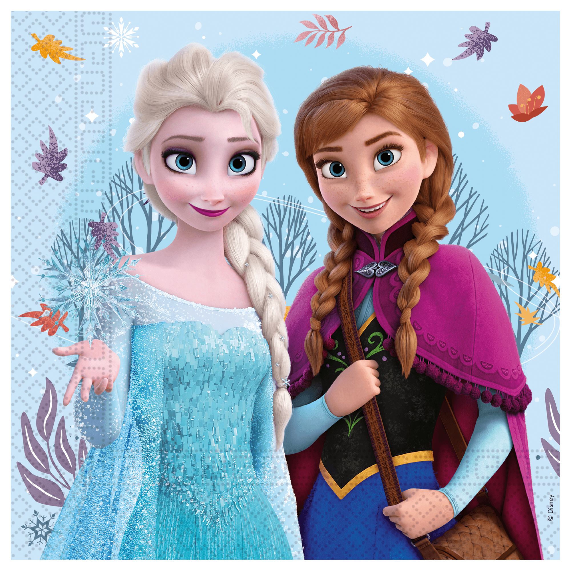 Procos - Die Eiskönigin 2 - 20 Servietten - ca. 33 x 33 cm