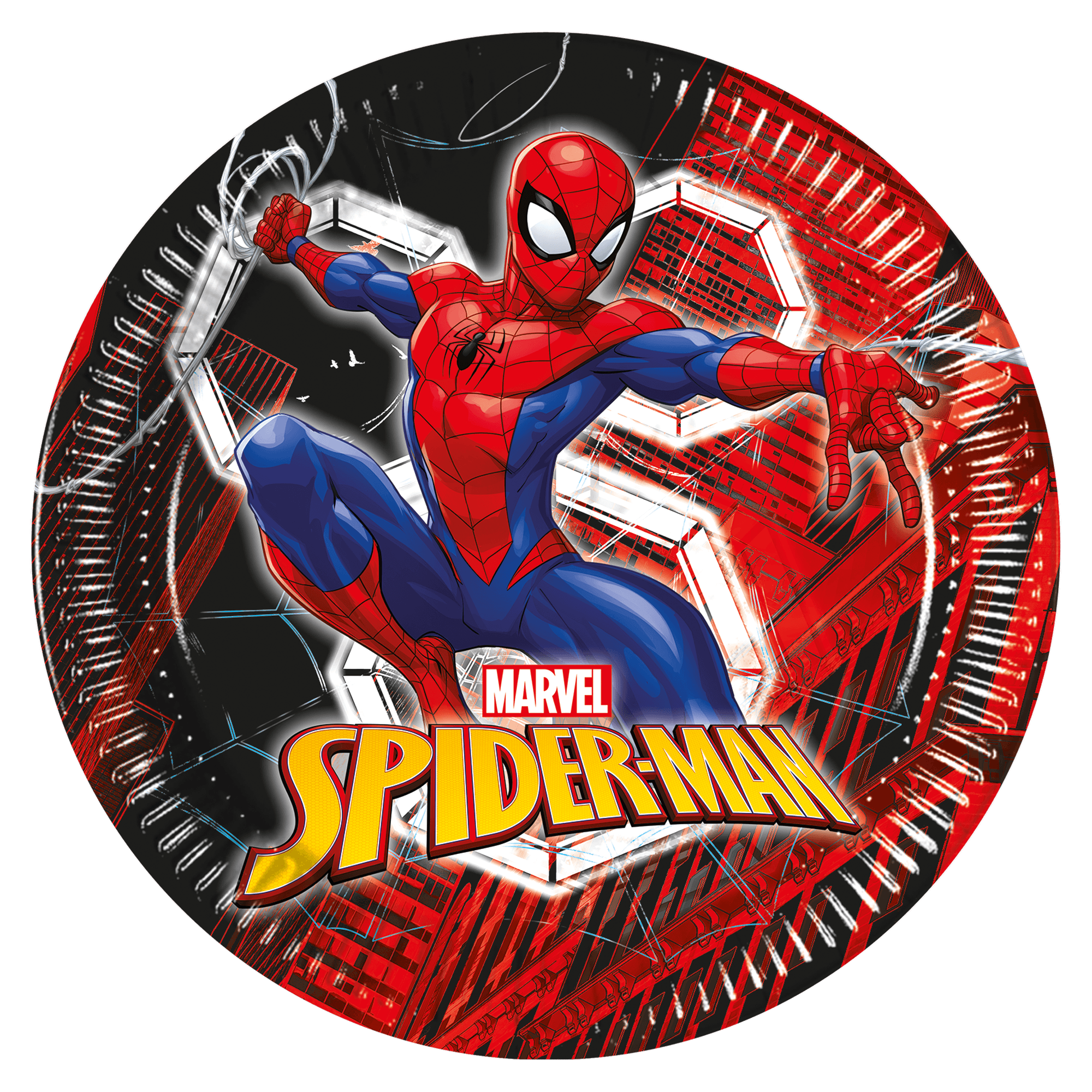 Procos - Spider-Man - 8 Pappteller - Ø ca. 23 cm