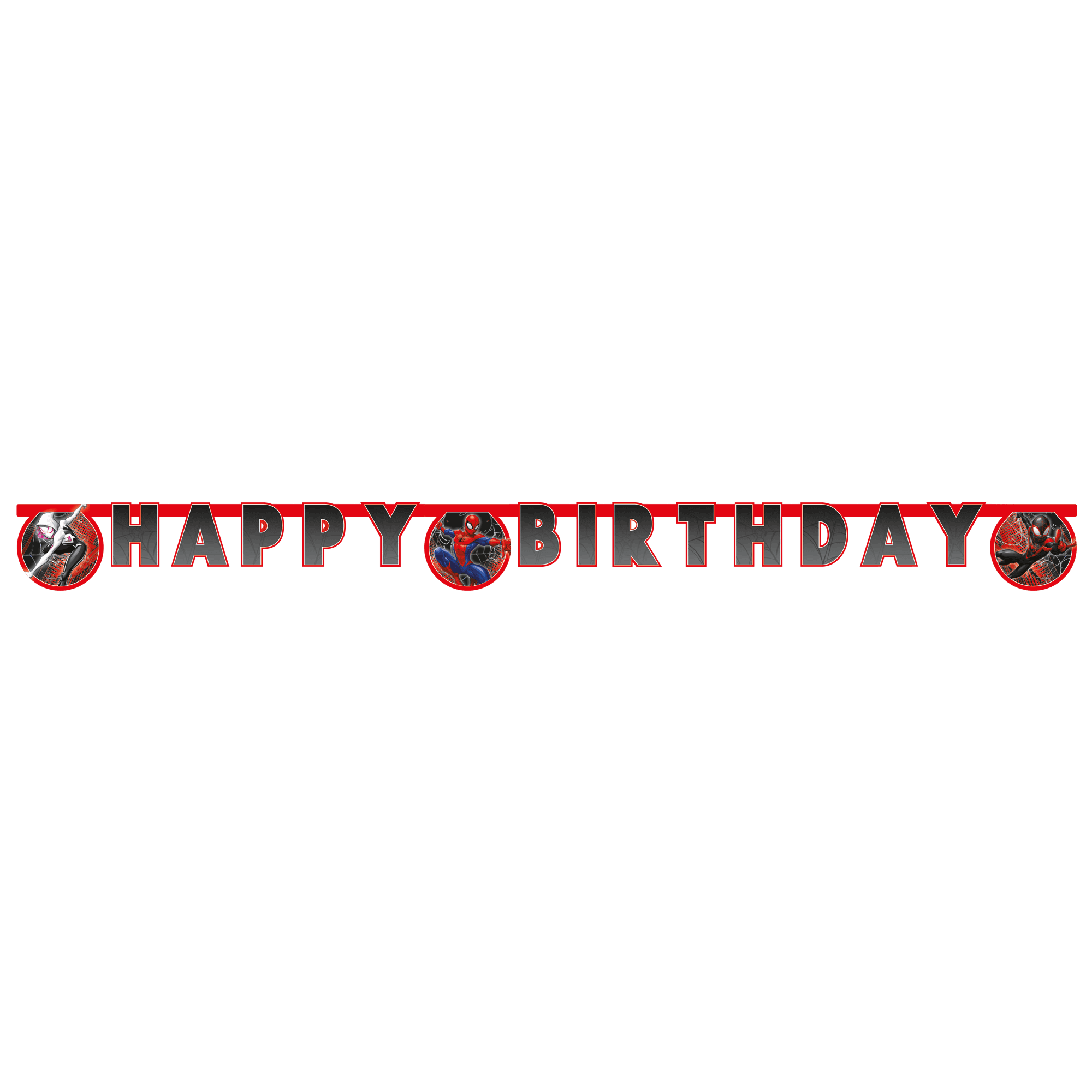 Procos - Spider-Man - Girlande - Happy Birthday