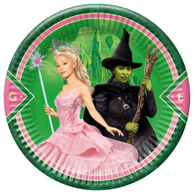 Procos - Wicked Pappteller Next Generation – 23 cm, groß, nachhaltig & stabil (8 Stück)