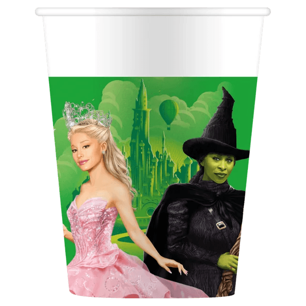 Procos - Wicked Pappbecher 200 ml – Nachhaltig, stabil & ideal für Heiß- und Kaltgetränke (8 Stück)