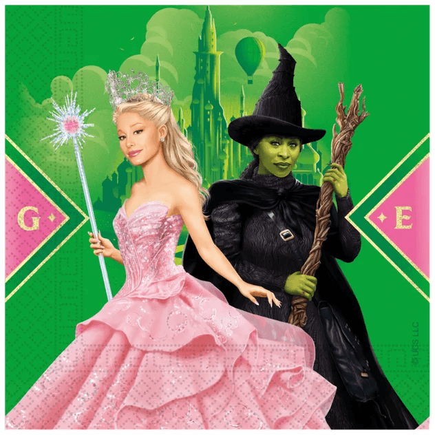 Procos - Wicked Servietten 2-lagig – 33 x 33 cm, weich, saugfähig & nachhaltig (20 Stück)