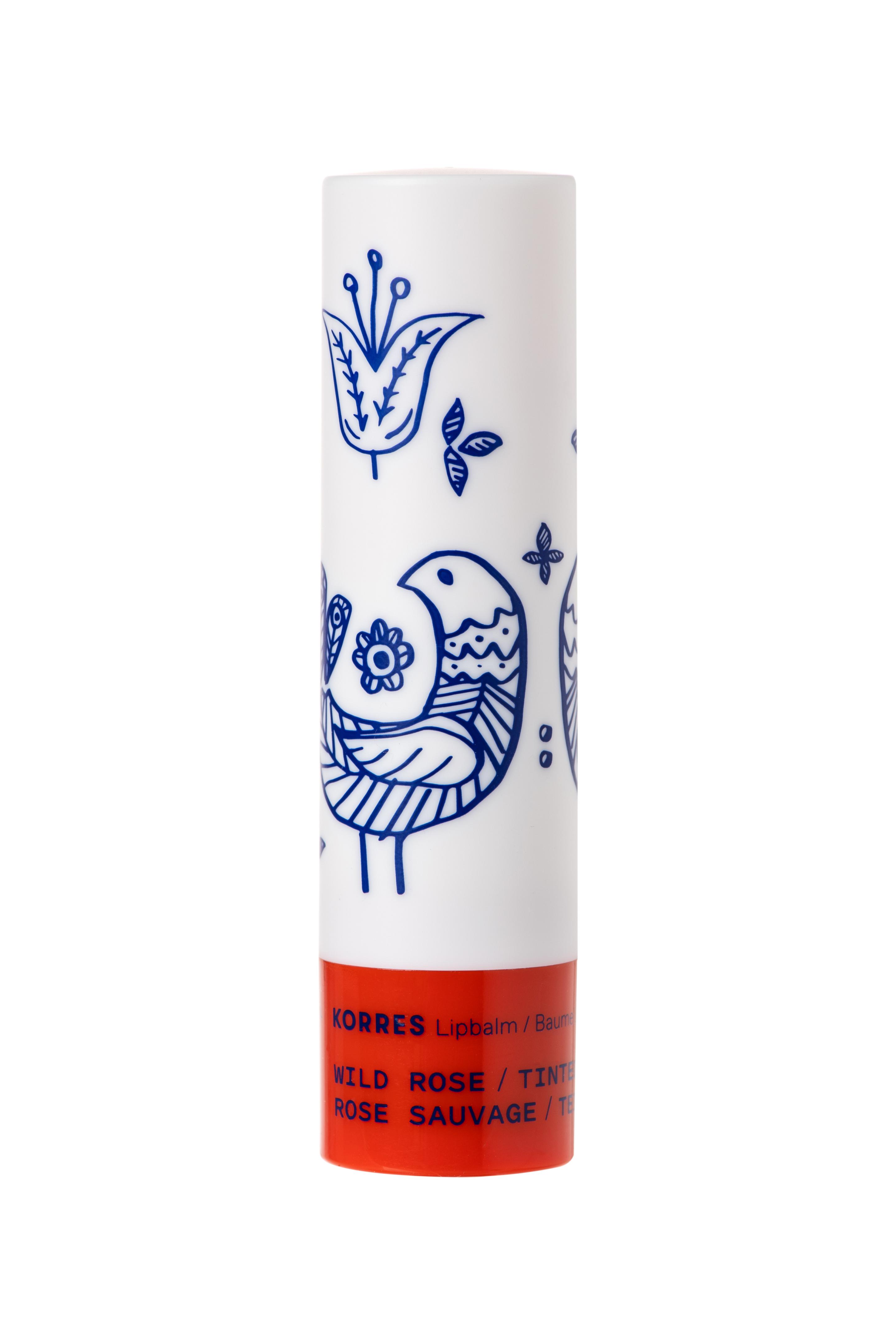 KORRES Wild Rose Lip Balm - getönt red