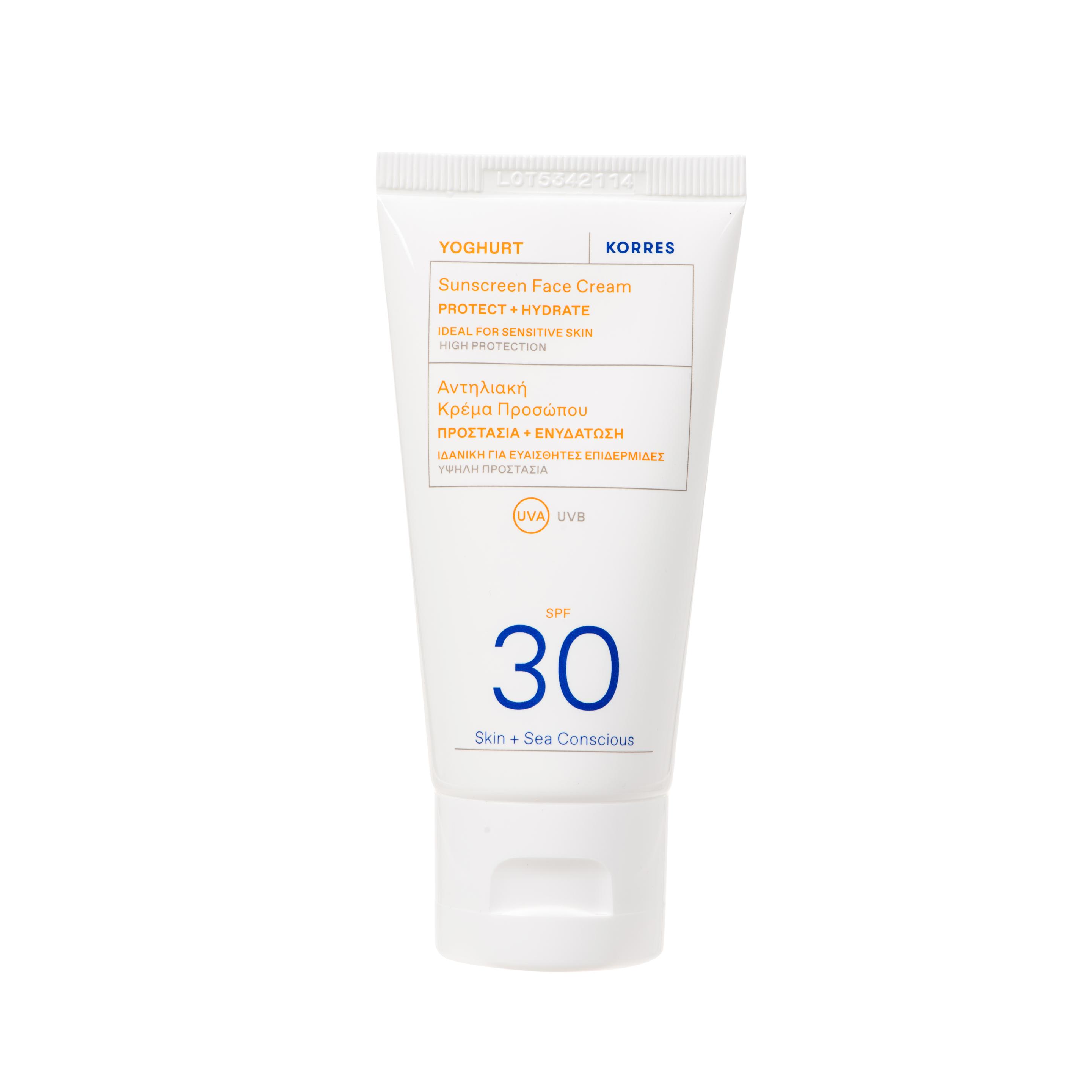KORRES YOGHURT Sonnencreme für das Gesicht SPF30