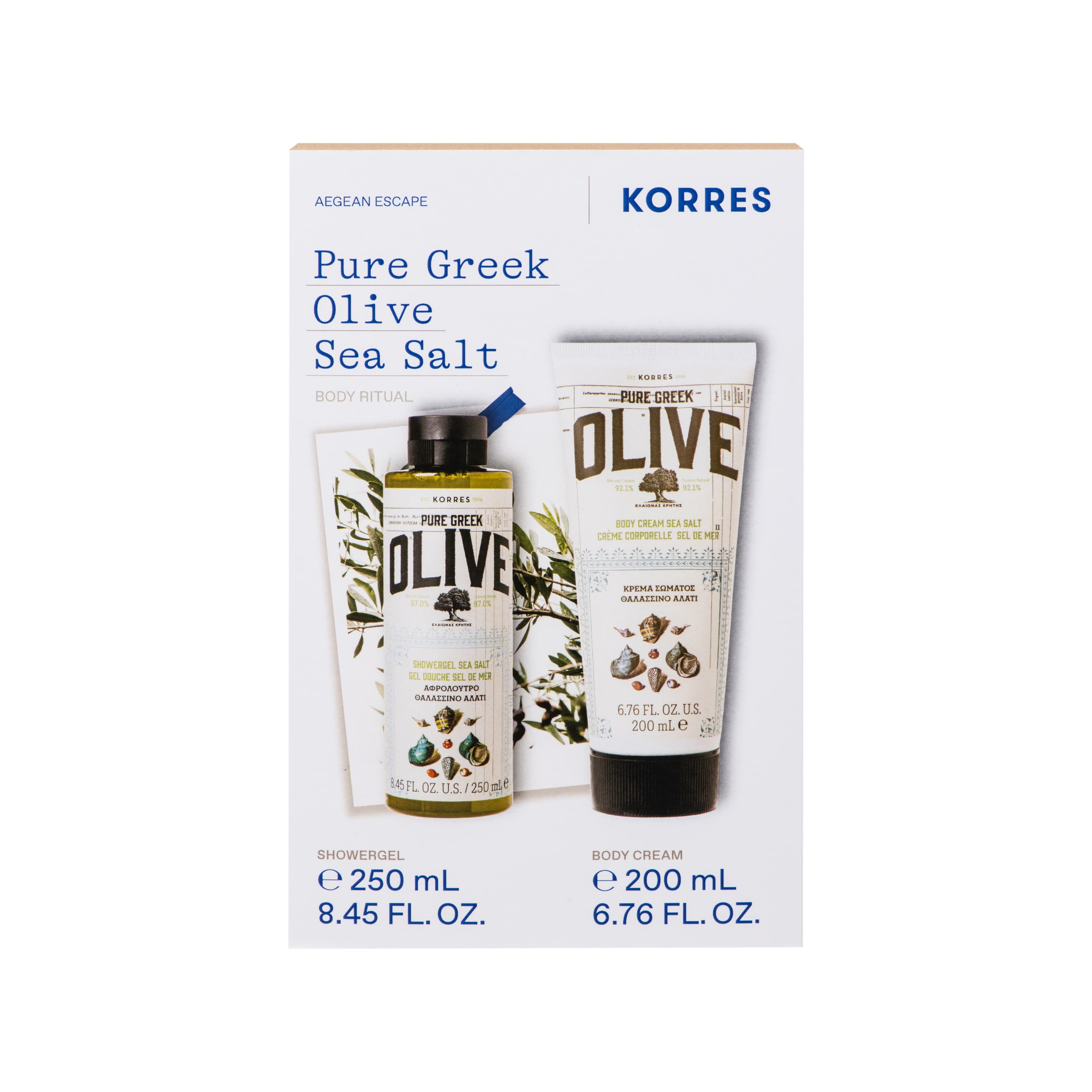 Produktbild KORRES Olive & Sea Salt Körperpflege Geschenkpackung 2 von 3