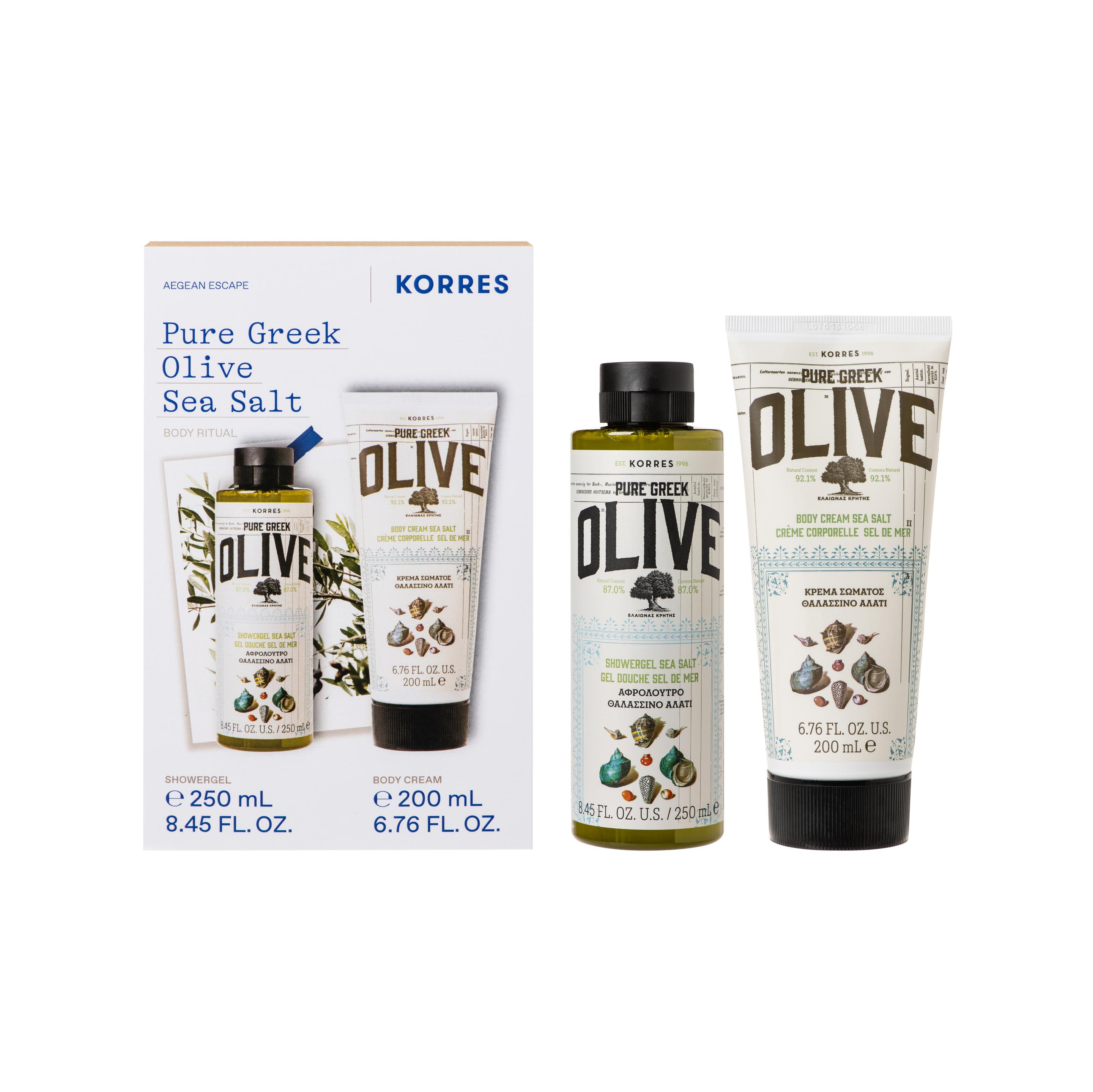 KORRES Olive & Sea Salt Körperpflege Geschenkpackung