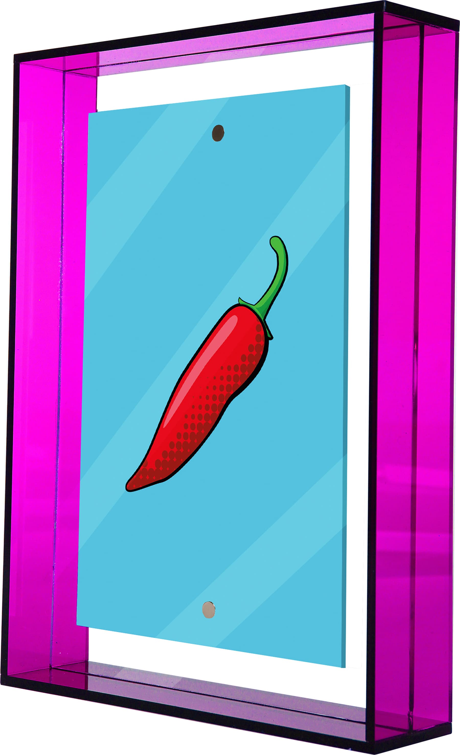 Produktbild Bilderrahmen Acryl Colpop Rosa 13,4x18,5cm 3 von 3