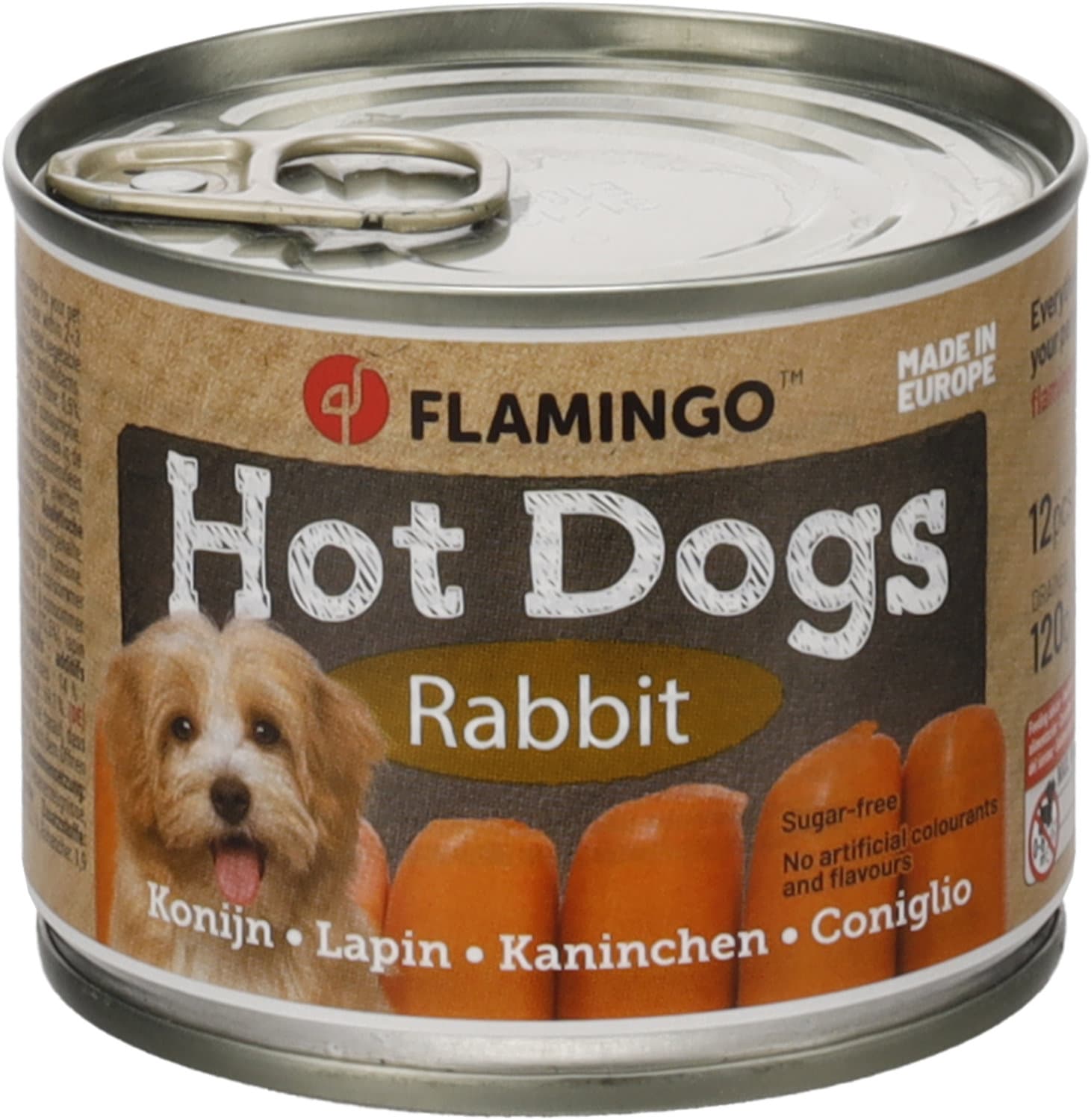 FLAMINGO Hundesnack Hot Dogs Kaninchen