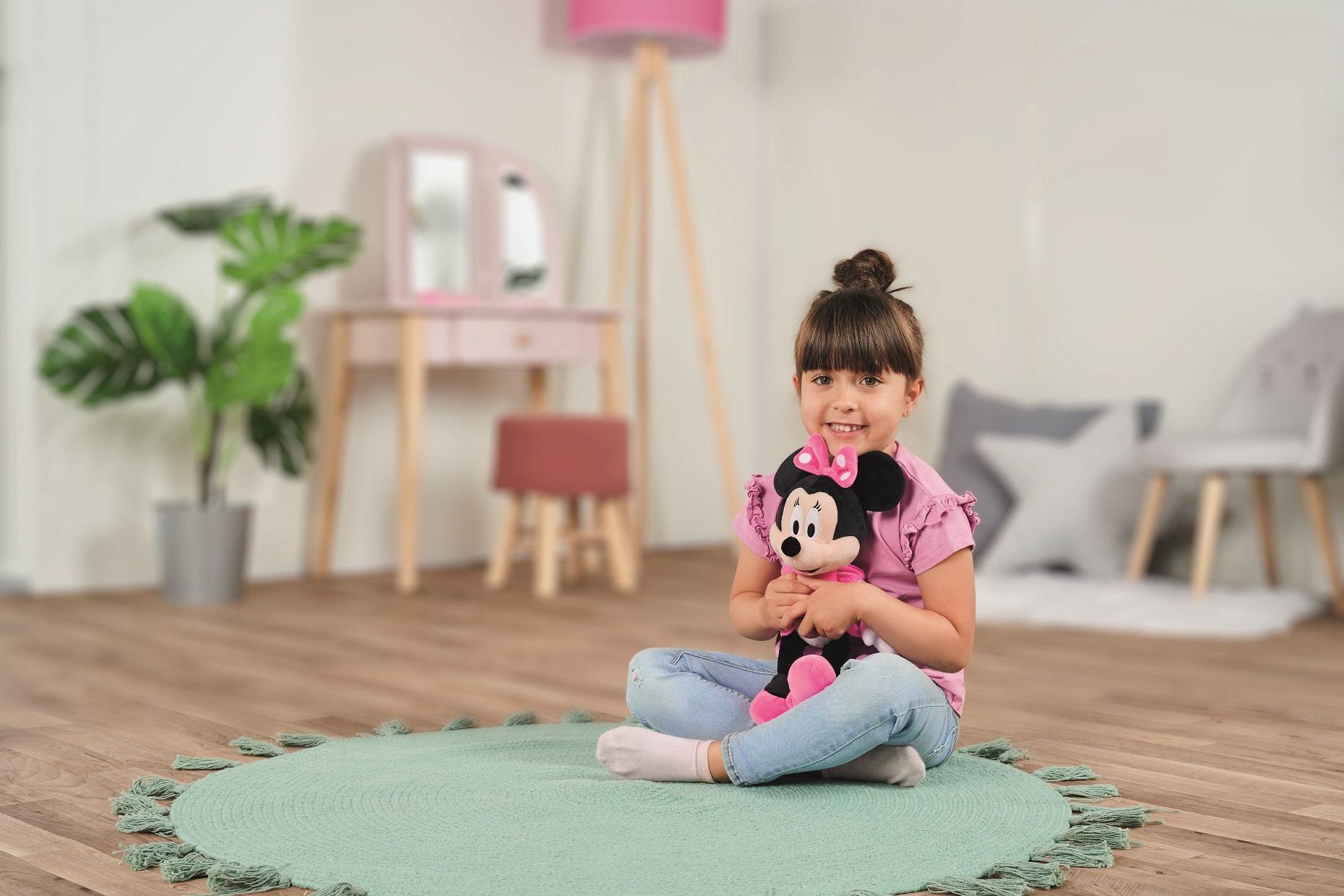 Produktbild Simba - Disney Minnie Maus Plüsch Minnie pink, 35cm, Minnie mit pinkem Kleid 2 von 4