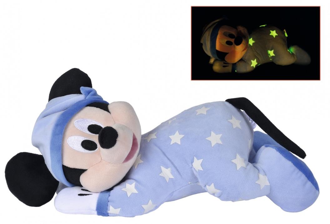Simba - Disney Gute Nacht Mickey GID, 30cm