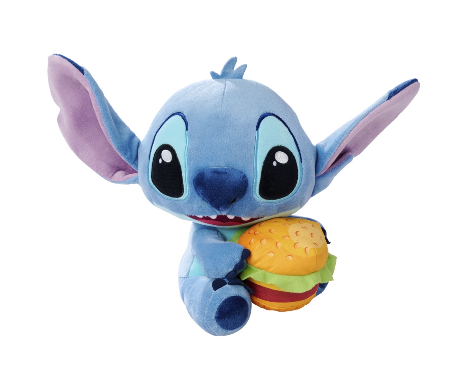 Simba Disney Stitch mit Burger, 25cm