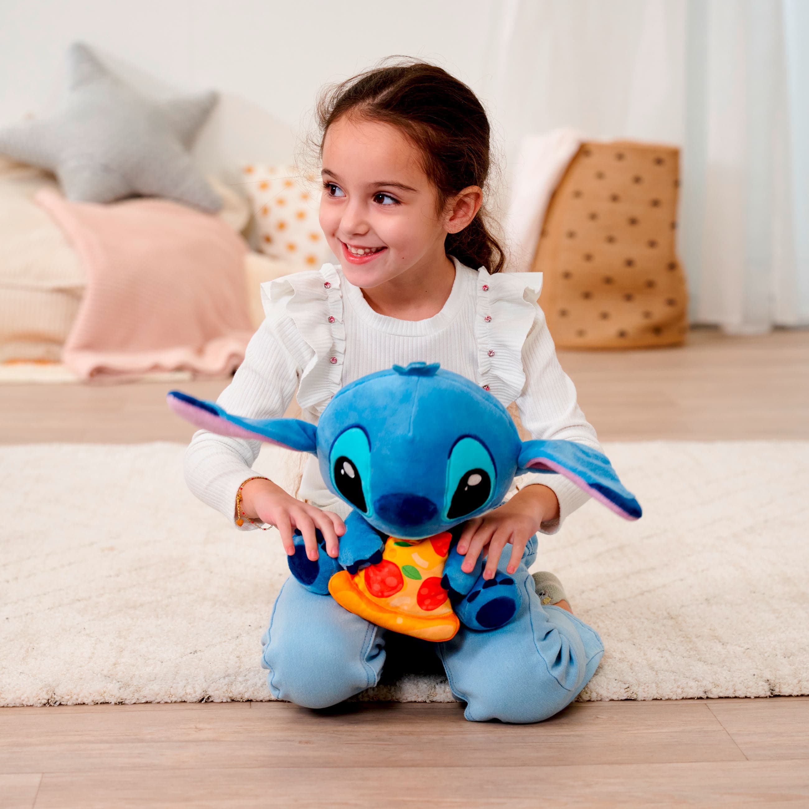 Produktbild Simba Disney Stitch mit Pizza, 25cm 7 von 10