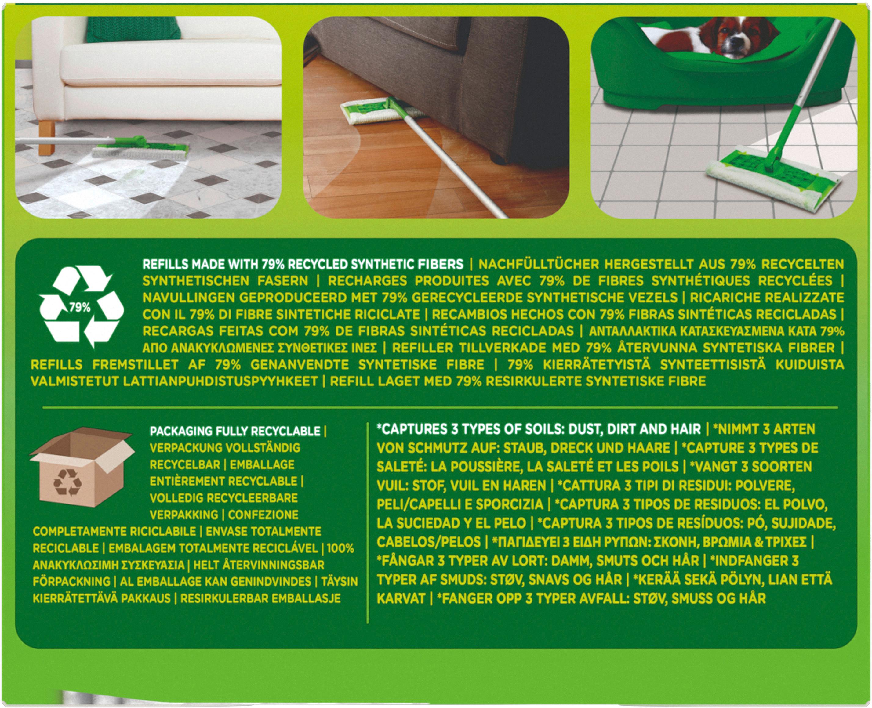 Produktbild Swiffer Wischtücher trocken Nachfüllung 2 von 8