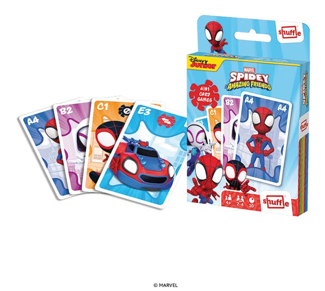 Shuffle - Marvel Spidey & Friends – Quartett 4 in 1 online bestellen ...