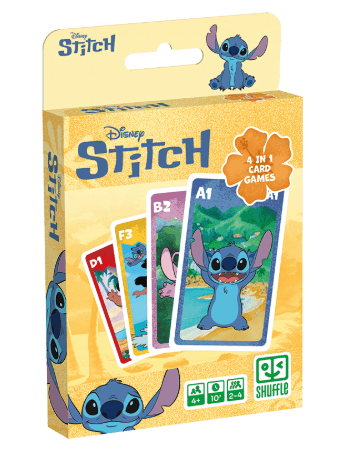Disney Stitch – 4 in 1 Kartenspiel