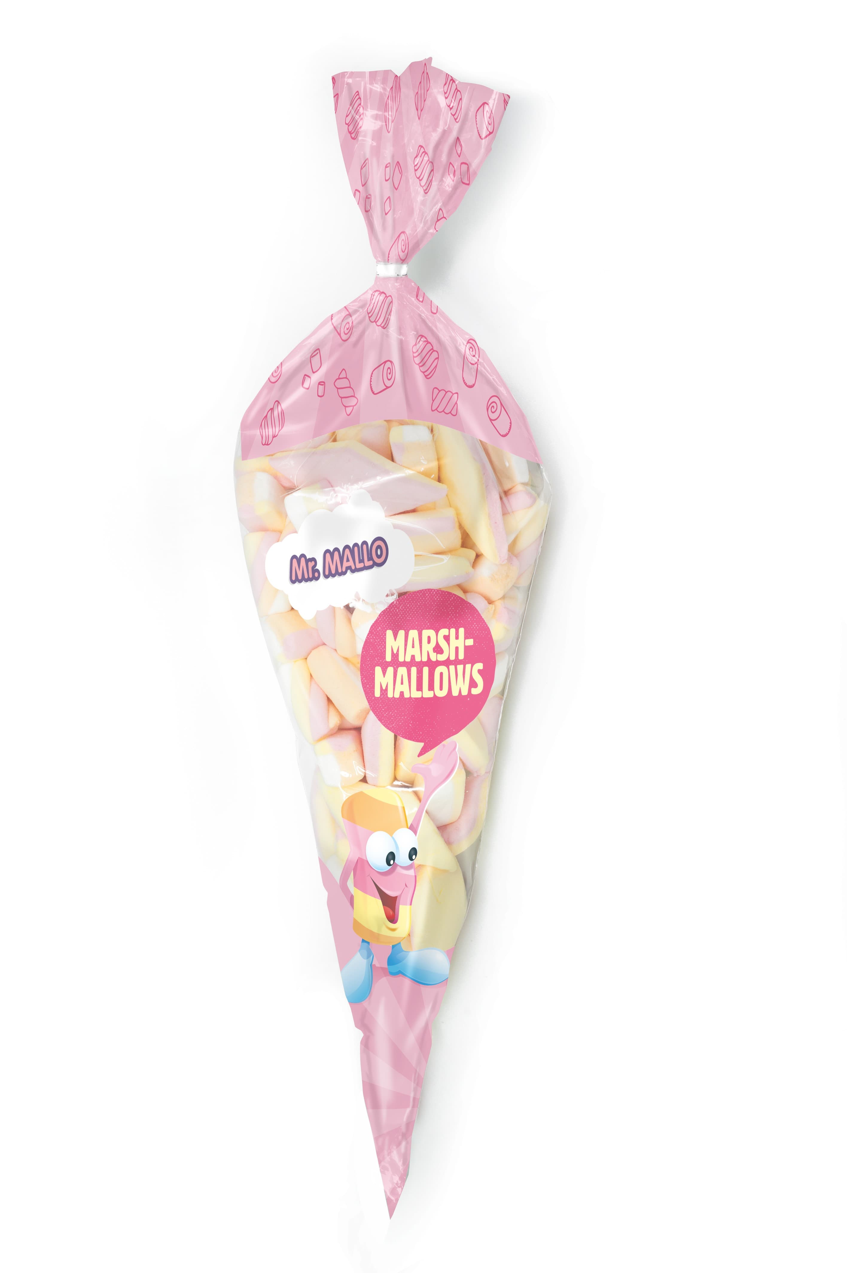Mr. Mallo Marshmallows Spitztüte  Partymix