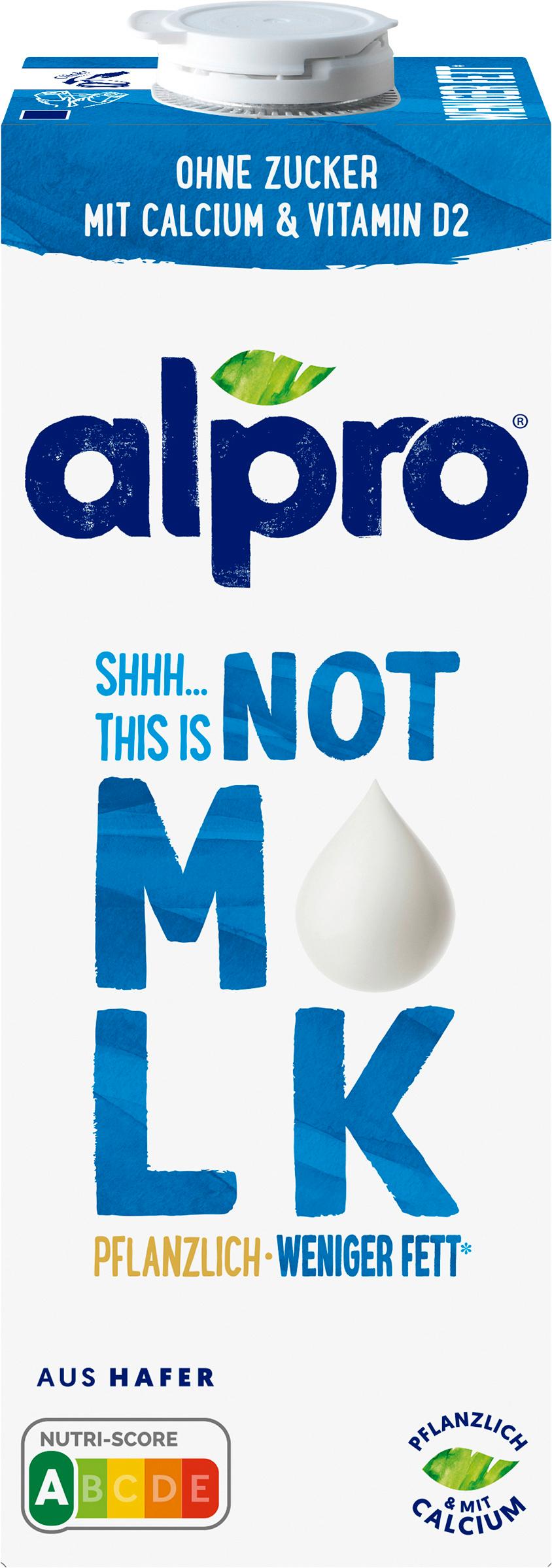 Alpro NOT MILK Haferdrink 1,8% Fett