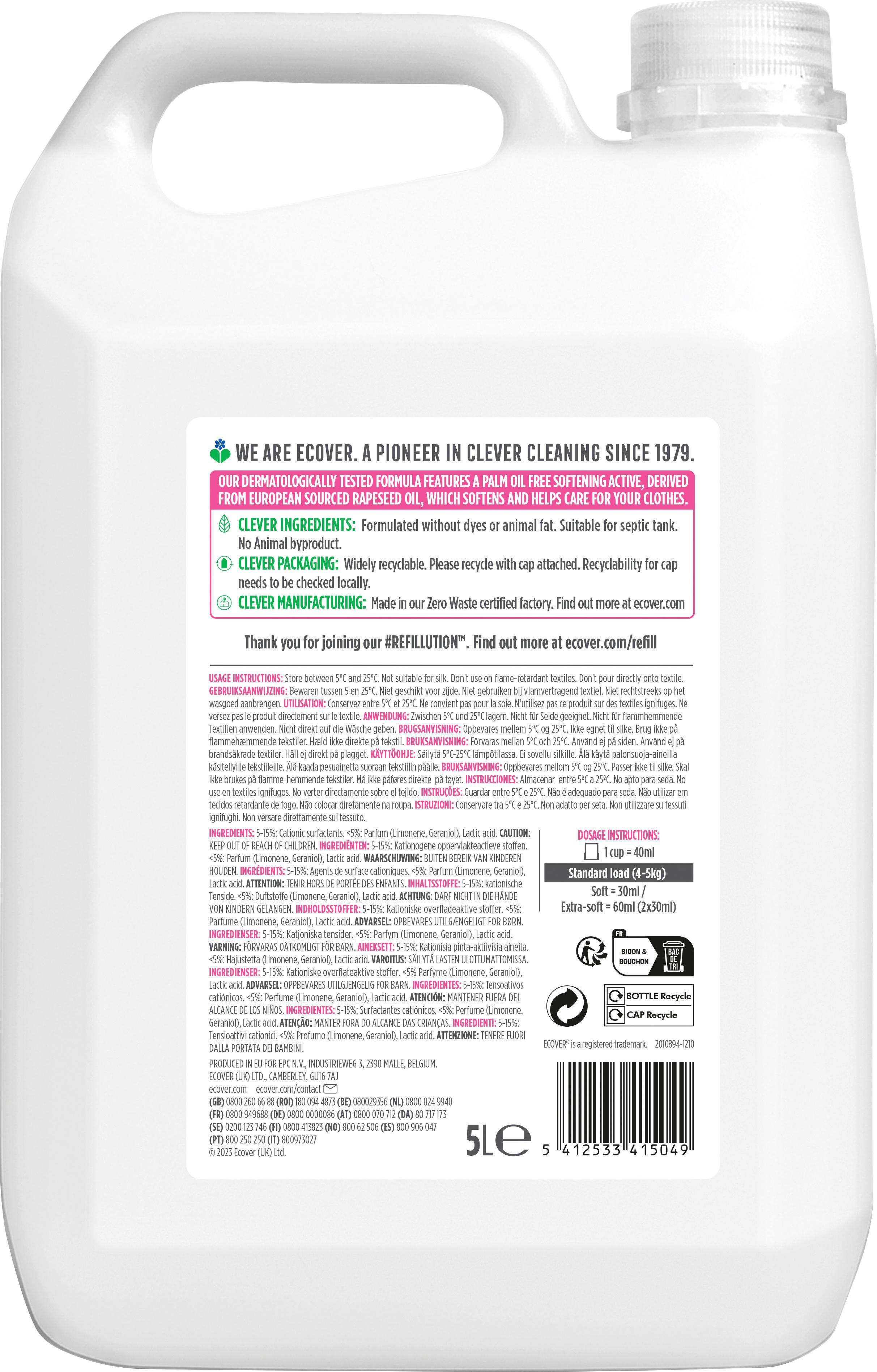 Produktbild Ecover Weichspüler Apfelblüte&Mandel Nachfüllung 2 von 3